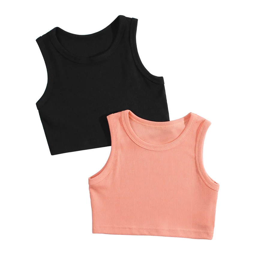 夏の女の子の下着ノースリーブシャツ子供のための Tシャツジャ - Summer Clothing Newborn のレビューと価格