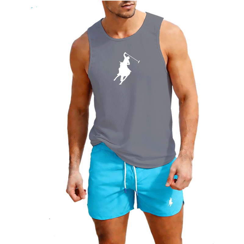 ヨーロッパメンズサマーベスト＆ショーツセット 2ピース アウ - Summer Clothing Trends のレビューと価格