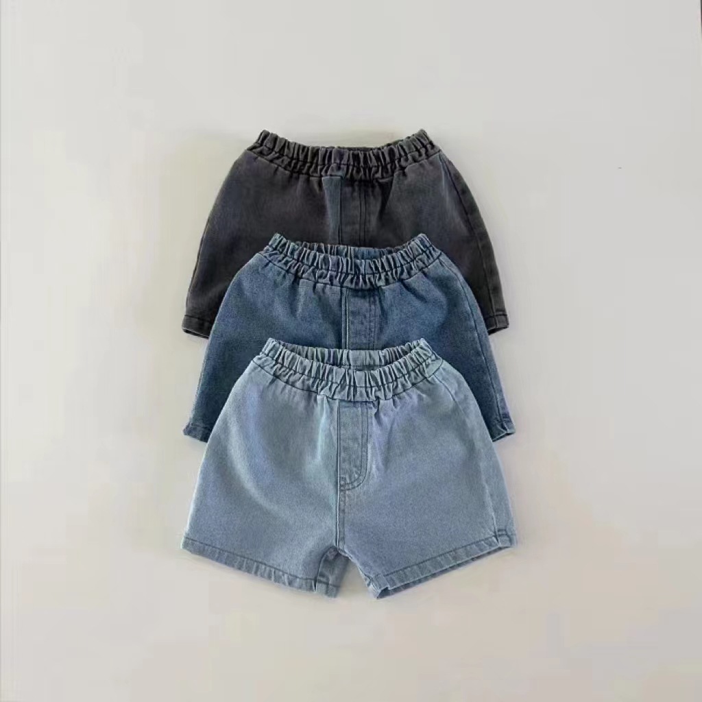 男の子と女の子のためのデニムショーツ,子供のための新しい無地 - Summer Clothing Newborn のレビューと価格