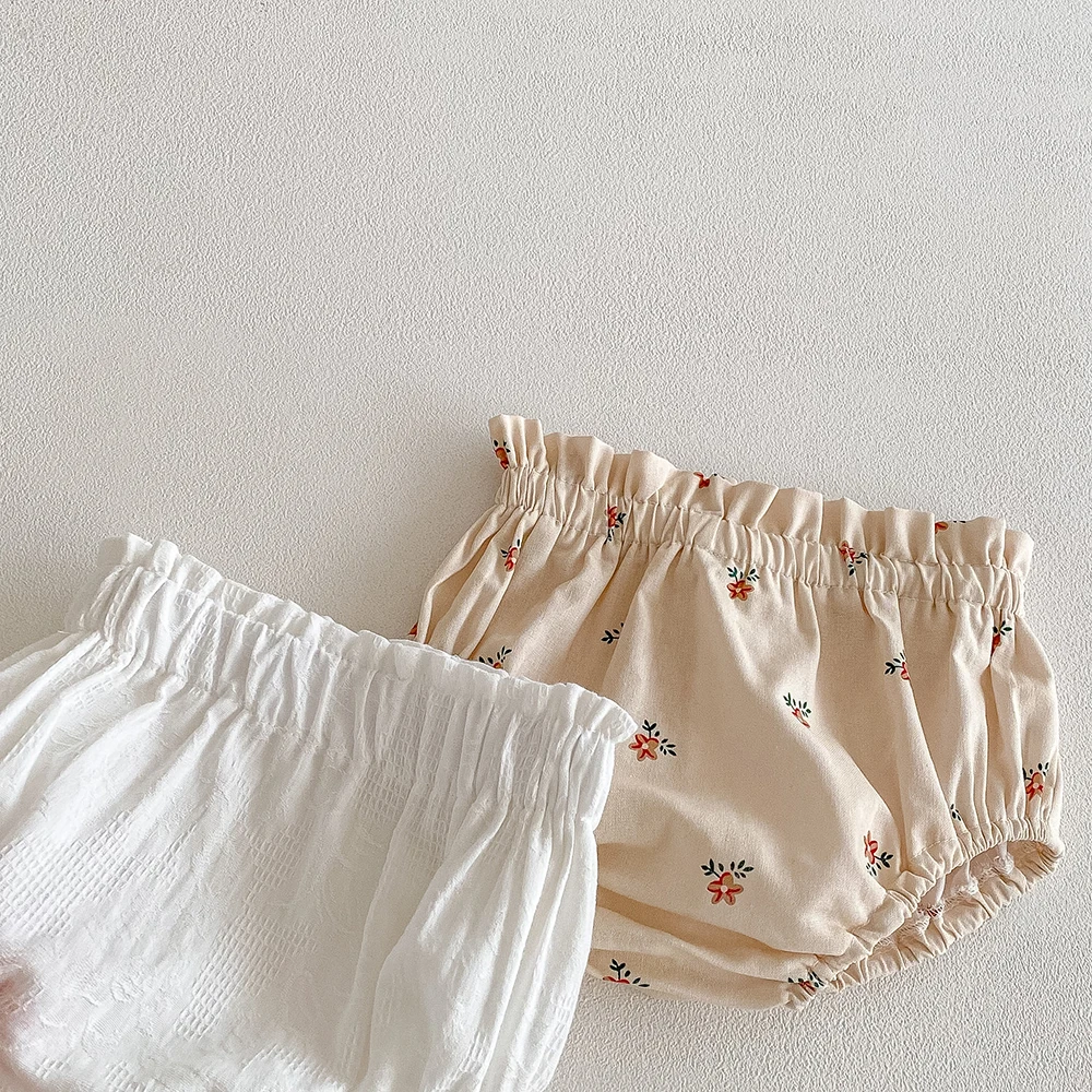愛らしい女の赤ちゃん花柄ショーツ夏ソフト通気性綿幼児ブルマゴ - Summer Clothing Newborn のレビューと価格