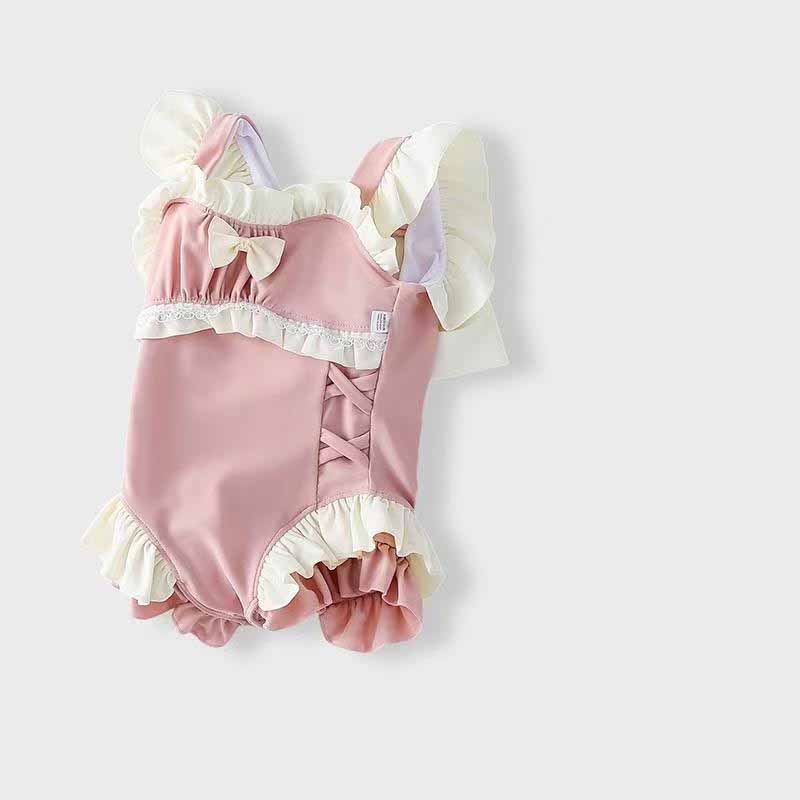 女の赤ちゃん水着子供ファッションビキニ夏の新ワンピース水着子 - Summer Clothing Newborn のレビューと価格