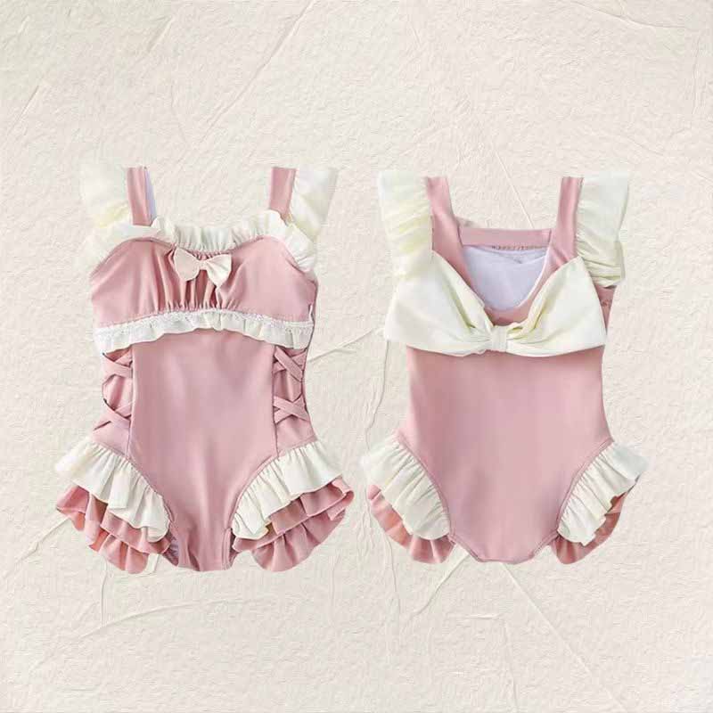 女の赤ちゃん水着子供ファッションビキニ夏の新ワンピース水着子 - Summer Clothing Newborn のレビューと価格
