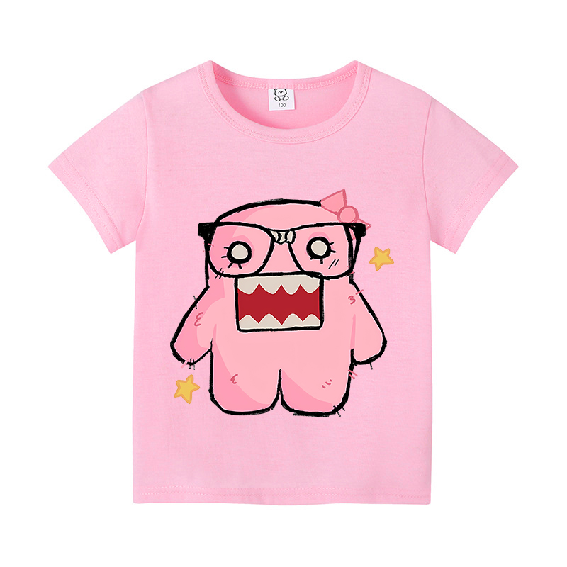 かわいいドモスくん半袖漫画少年少女服夏絶妙なファッションヒッ - Summer Clothing Newborn のレビューと価格