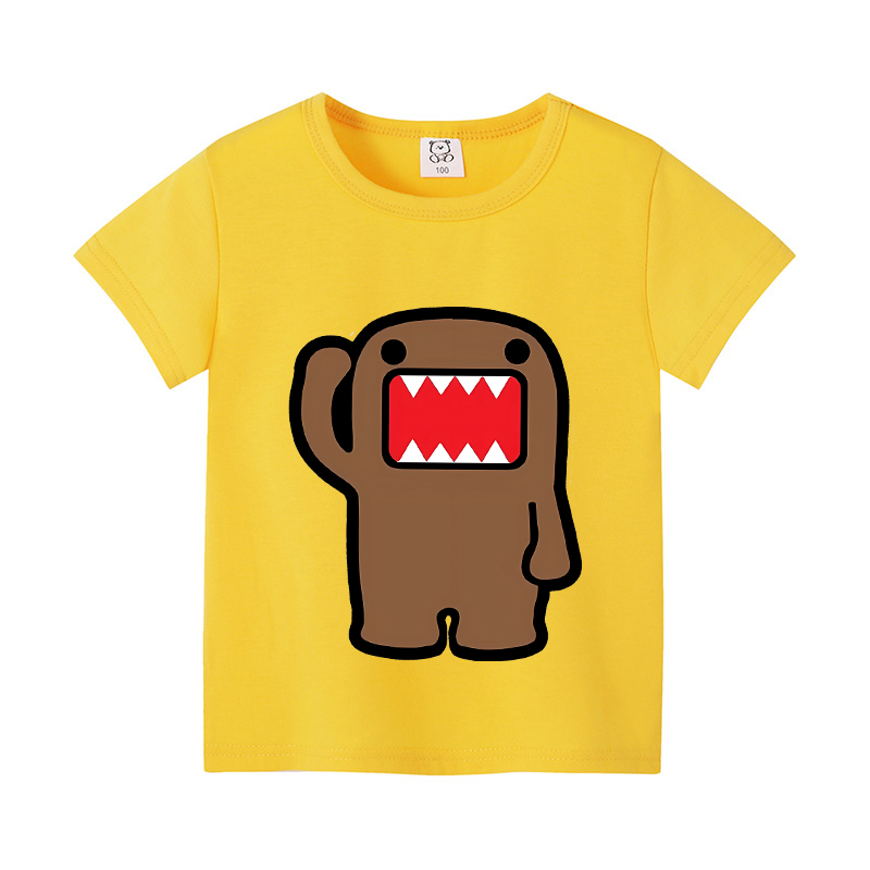 かわいいドモスくん半袖漫画少年少女服夏絶妙なファッションヒッ - Summer Clothing Newborn のレビューと価格