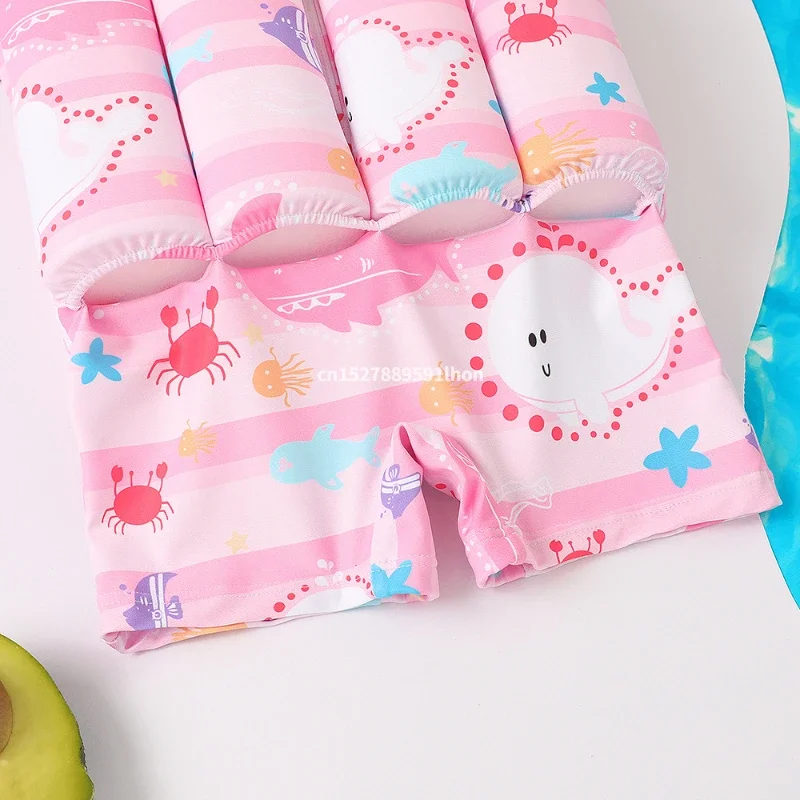 子供用漫画プリント水着、浮力水着、フローティングラッシュガー - Summer Clothing Newborn のレビューと価格