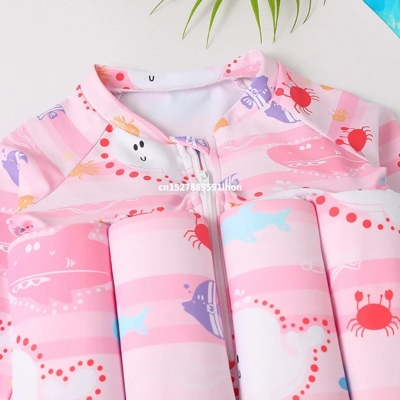 子供用漫画プリント水着、浮力水着、フローティングラッシュガー - Summer Clothing Newborn のレビューと価格