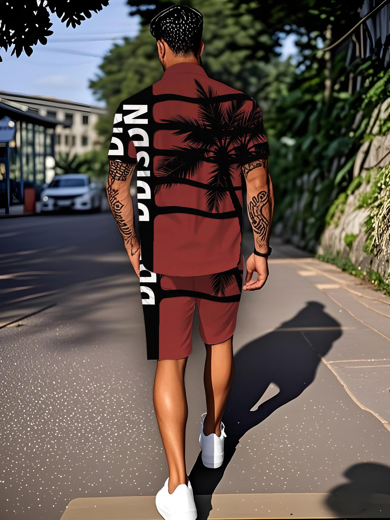 メンズシャツセット 2026 春夏 メンズスポーツスーツ ド - Summer Clothing Drip のレビューと価格