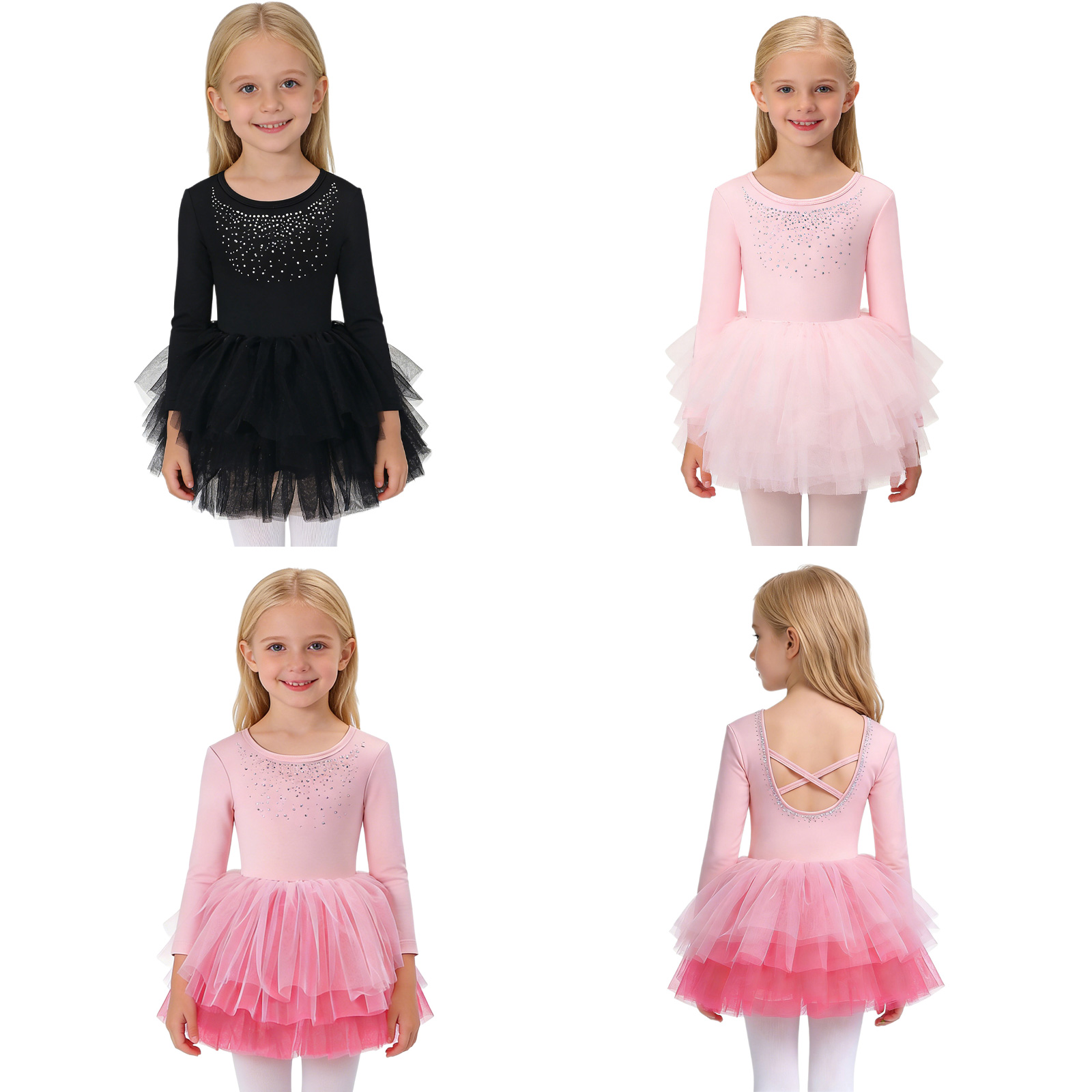 夏子供ドレスチュチュバレリーナ子供服 Vestidos 女の - Summer Clothing Set For Girls のレビューと価格