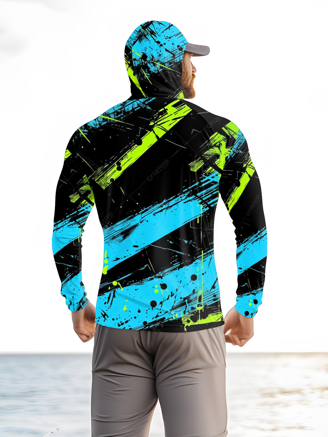 釣り用パーカー メンズ 長袖 速乾性 通気性 UVカット ア - Rash Guard Long Sleeve のレビューと価格