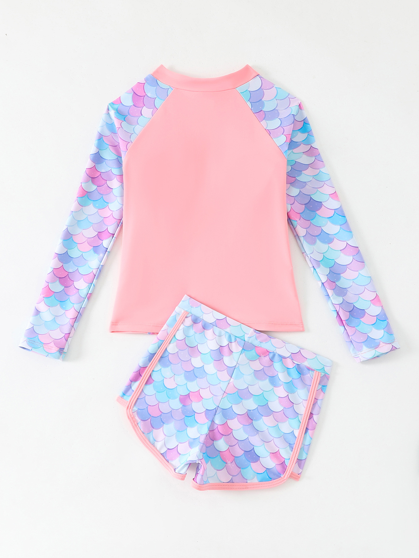 女の子用水着 2025 ピンク 長袖ラッシュガードシャツ 子 - Rash Guard Long Sleeve のレビューと価格